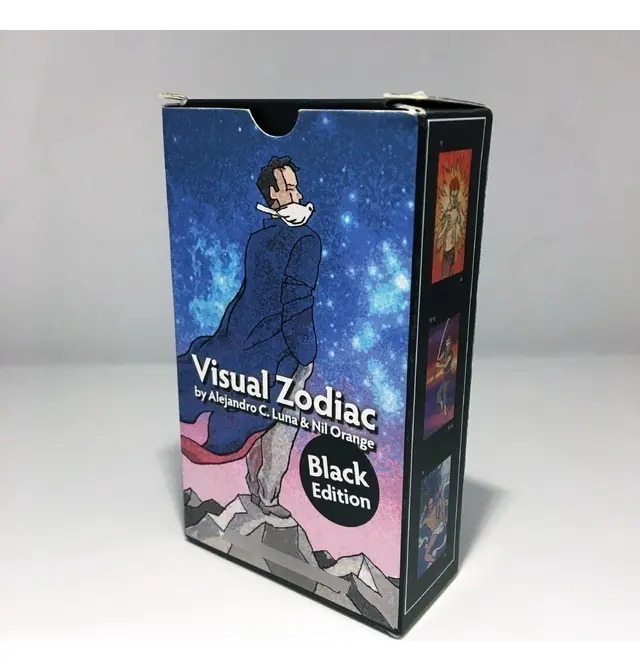 Tarot Visual Zodiac Black Edition Cartas Zodíaco Astrología — imagen 4