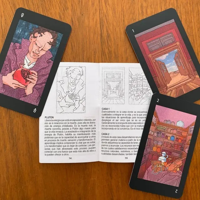 Tarot Visual Zodiac Black Edition Cartas Zodíaco Astrología — imagen 8