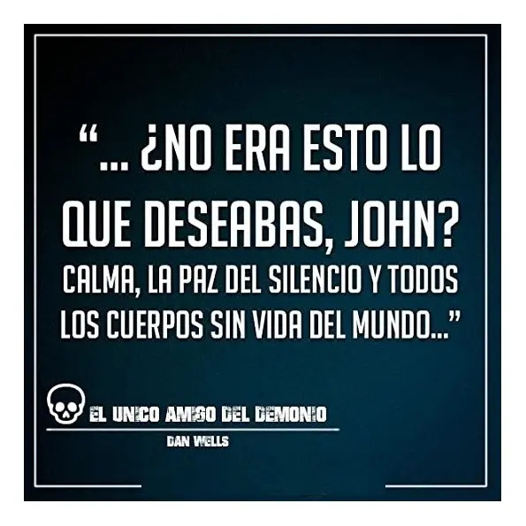 Unico Amigo Del Demonio (saga John Cleaver) - Wells Dan — imagen 3