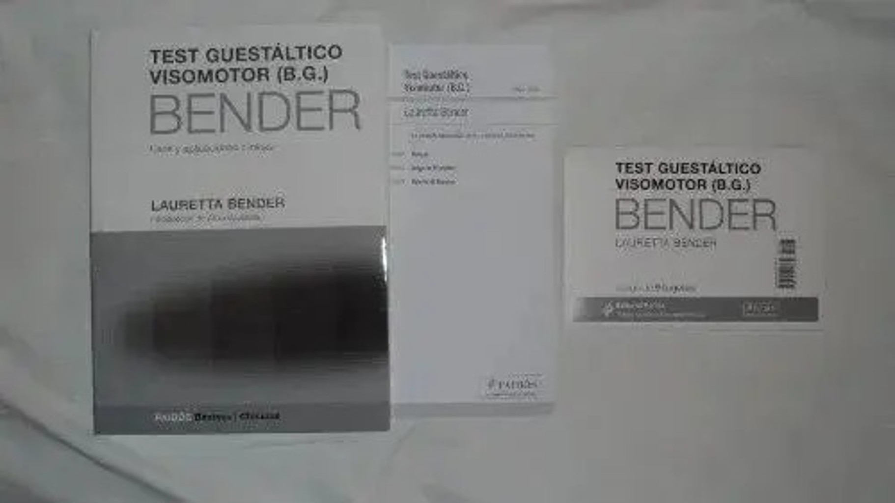 Test Bender Completo Manual + Tarjetas + Laminas Guestaltico — imagen 1