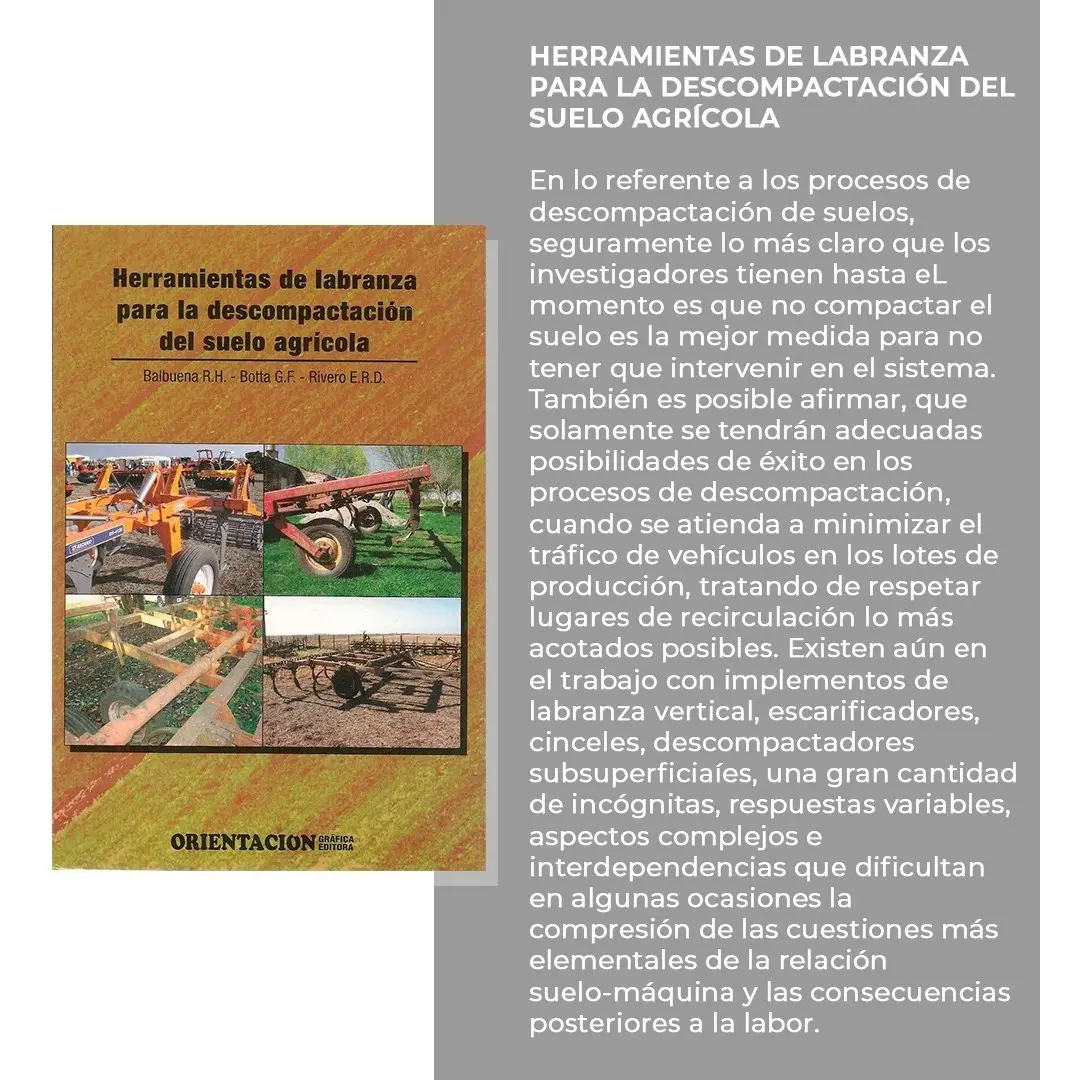 Herramientas De Labranza Para Descompactación Suelo Agrícola — imagen 2