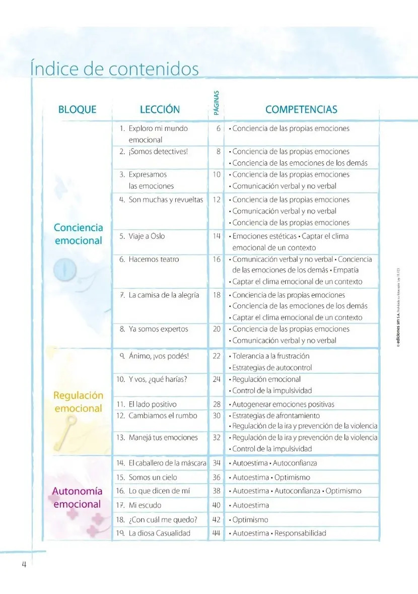 Sentir Y Pensar 4 - Sm Educación Emocional — imagen 3