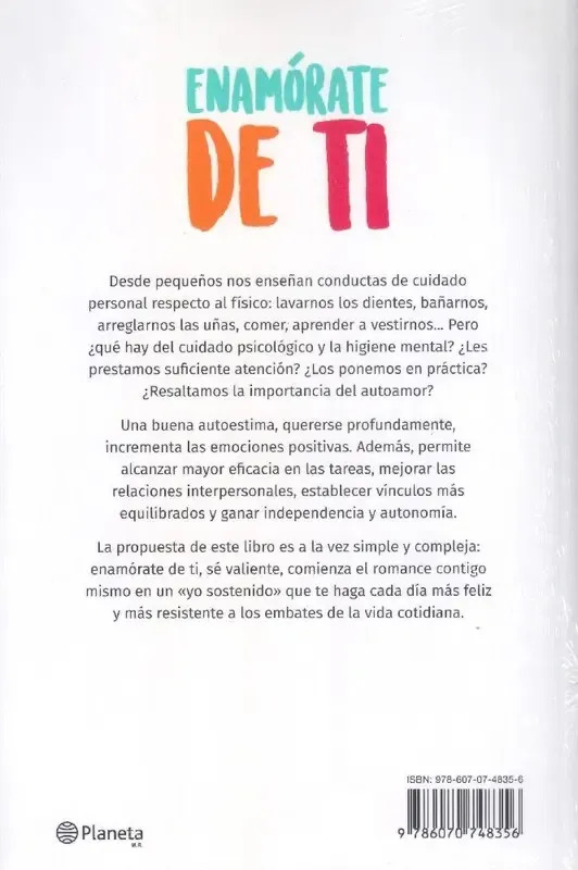 Libro Enamorate De Ti - Walter Riso - Planeta — imagen 3