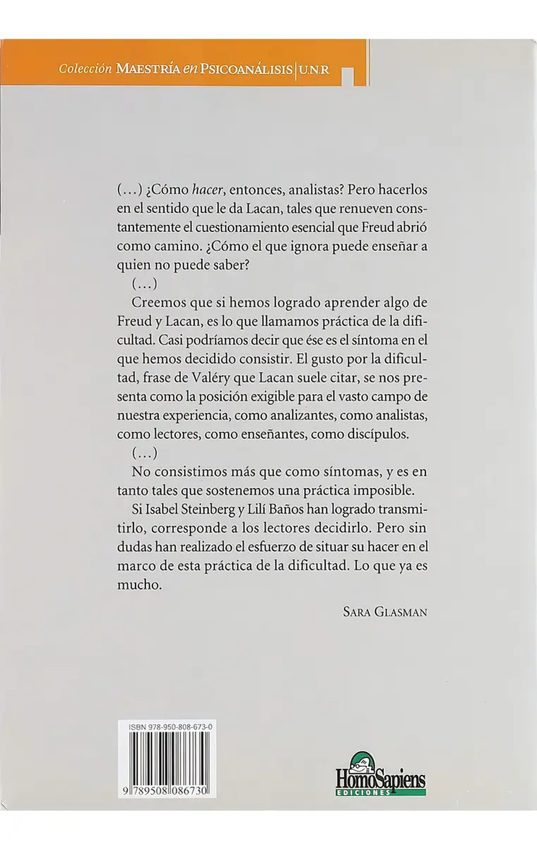 Dificultades De La Práctica Psicoanálisis Baños Steinberg — imagen 11