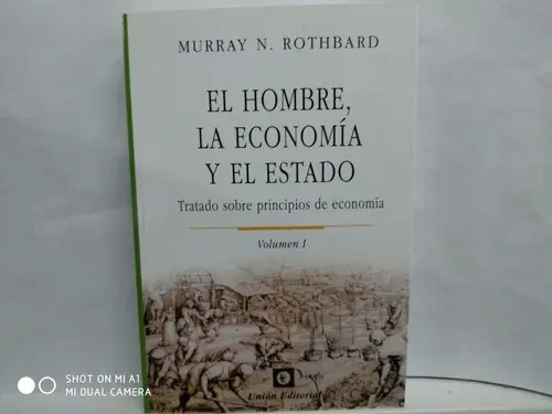 El Hombre La Economía Y El Estado Murray N. Rothbard Tapa D — imagen 3