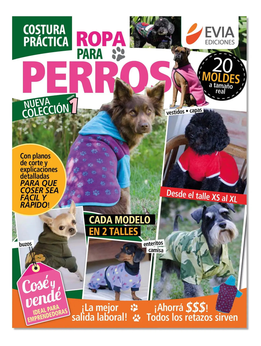 Pack Ropa Para Perros Crochet (9 Revistas, 1 Repetida) — imagen 5