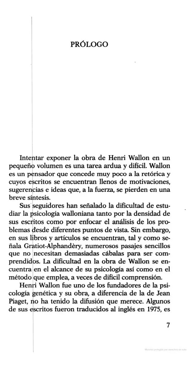 Introducción A La Obra De Henri Wallon Psicología Infantil — imagen 5