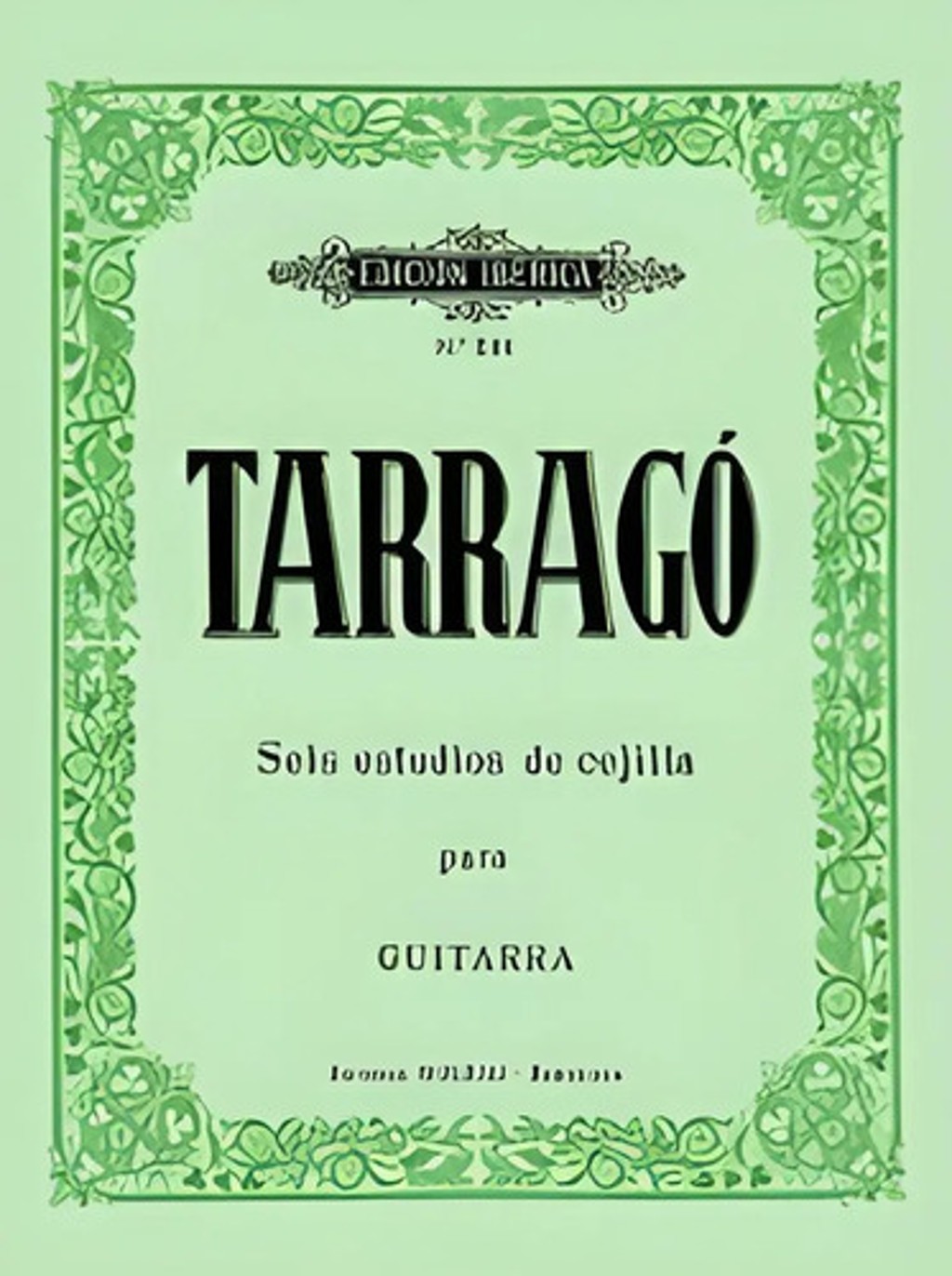 Método Guitarra Cifra Tarrago, Gracia — imagen 1
