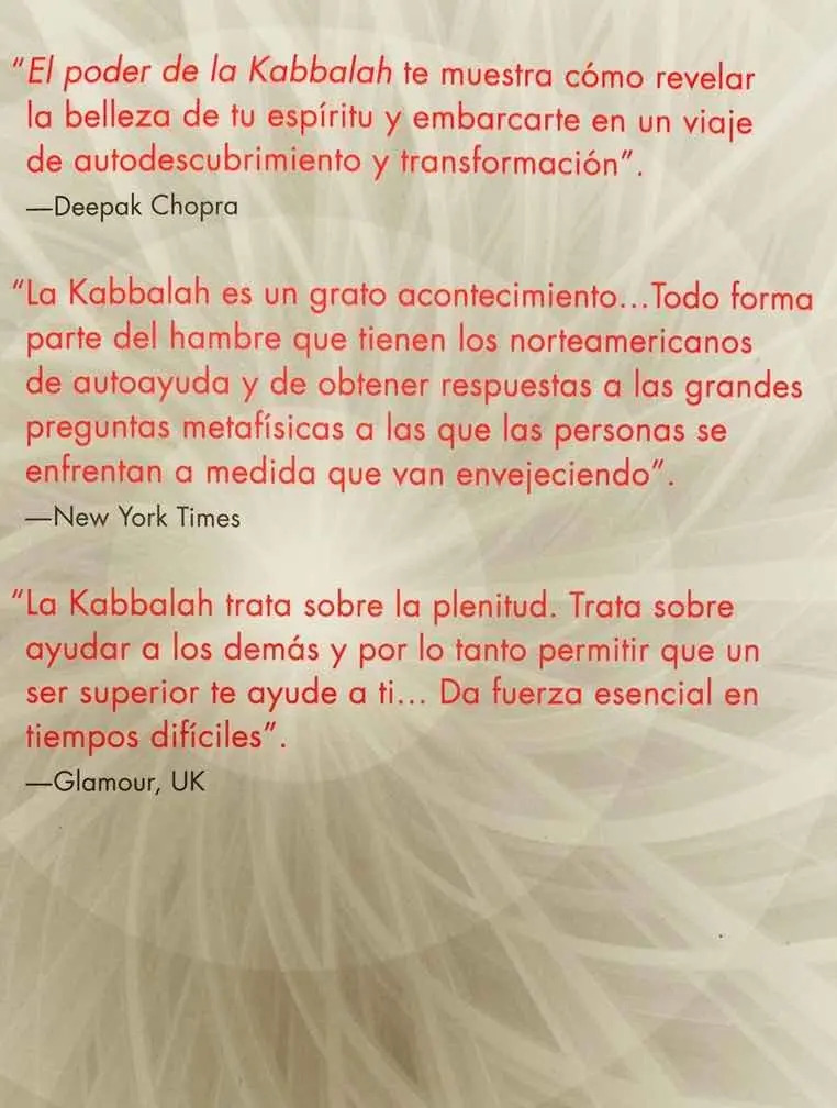 Libro El Poder De La Kabbalah Rav Berg Cábala Espiritualidad — imagen 5