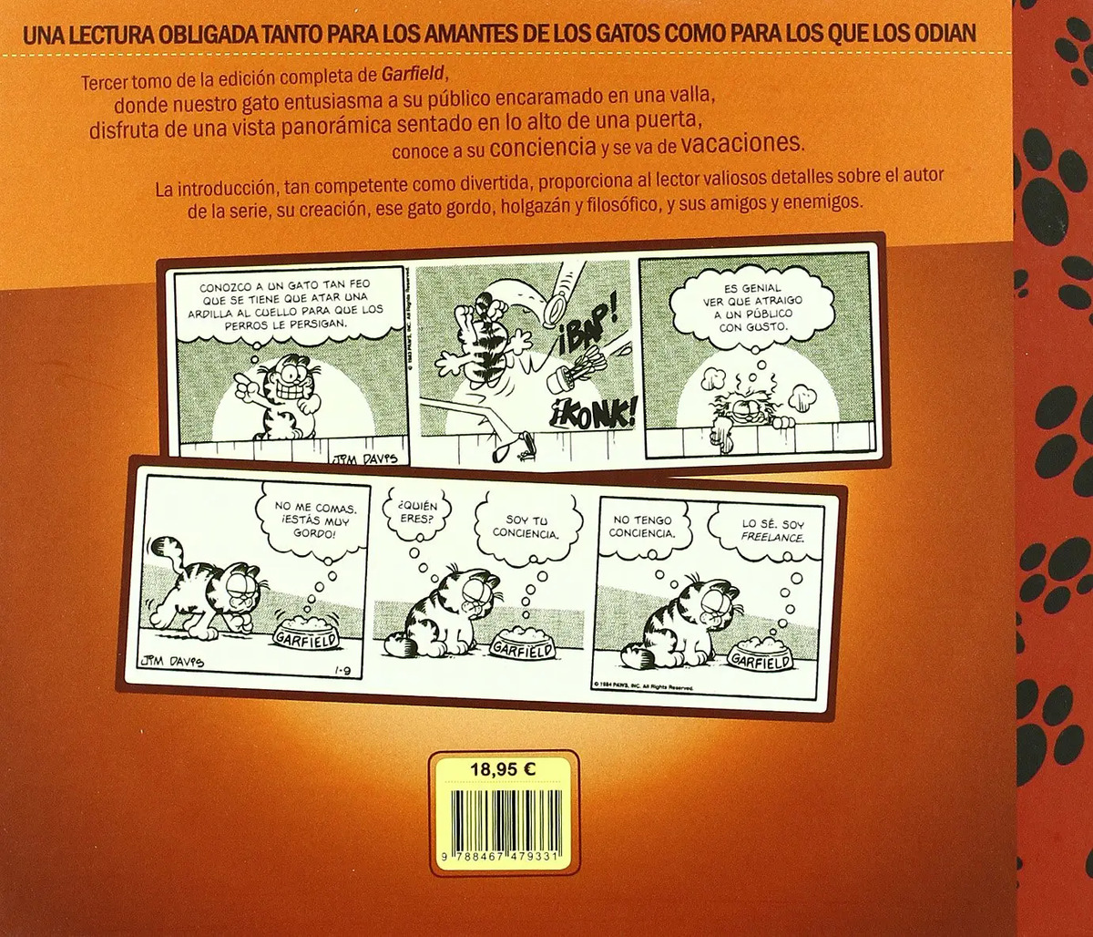 Garfield 1982 1984 No 14 Jim Davis Planeta Cómic Historieta — imagen 2