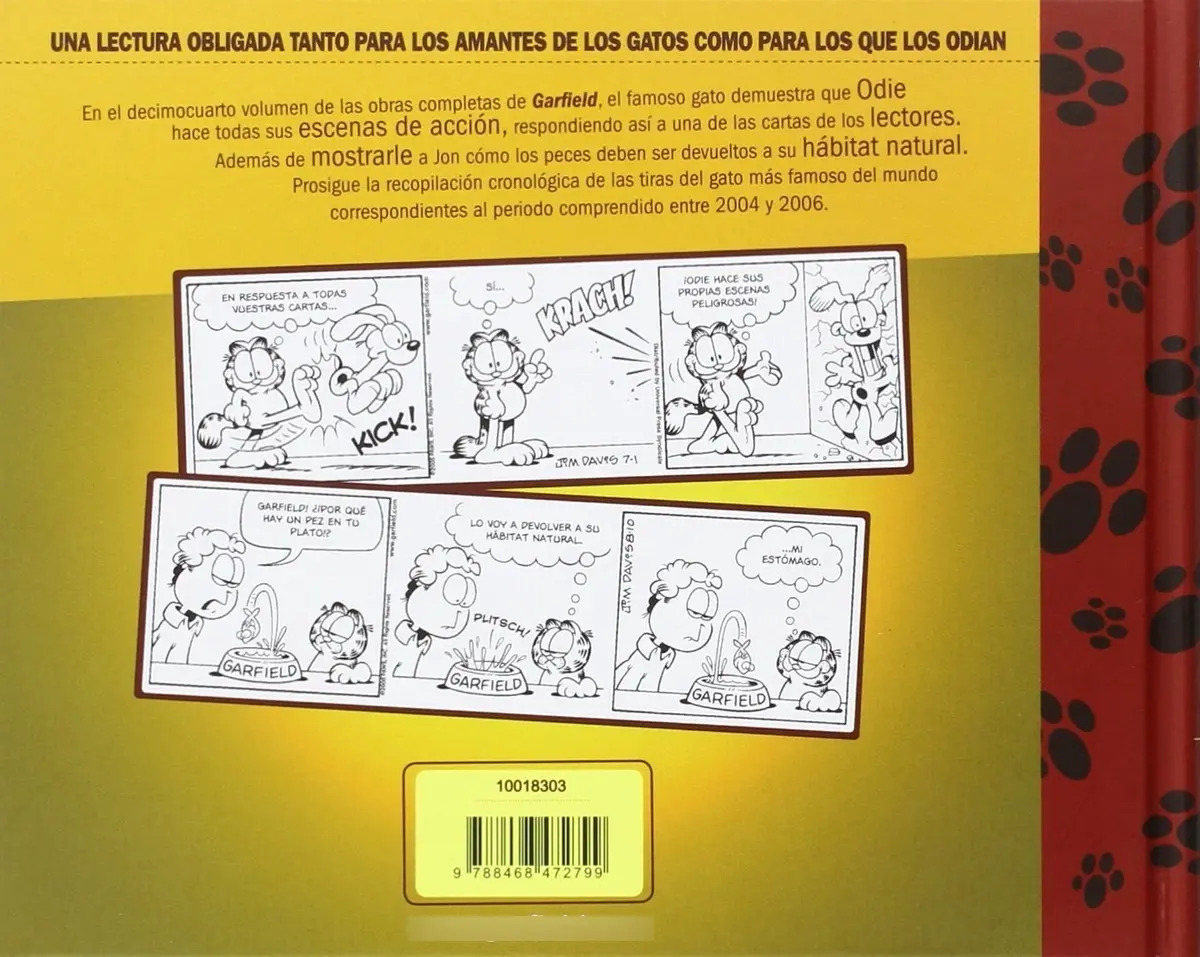 Garfield 2004-2006 No 14 Planeta Comic Jim Davis — imagen 2