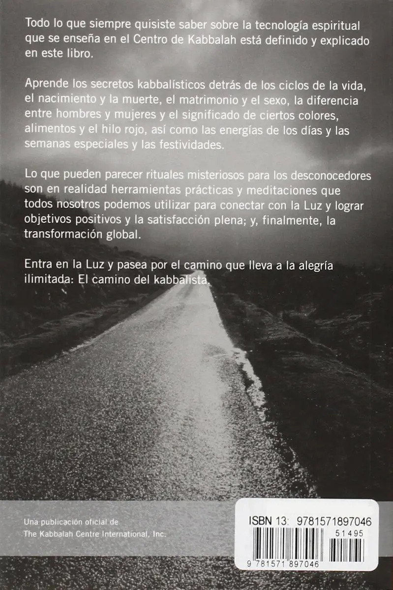 El Camino Del Kabbalista, De Yehuda Berg. Editorial Kabbalah Publishing, Tapa Blanda En Español, 2010 — imagen 4