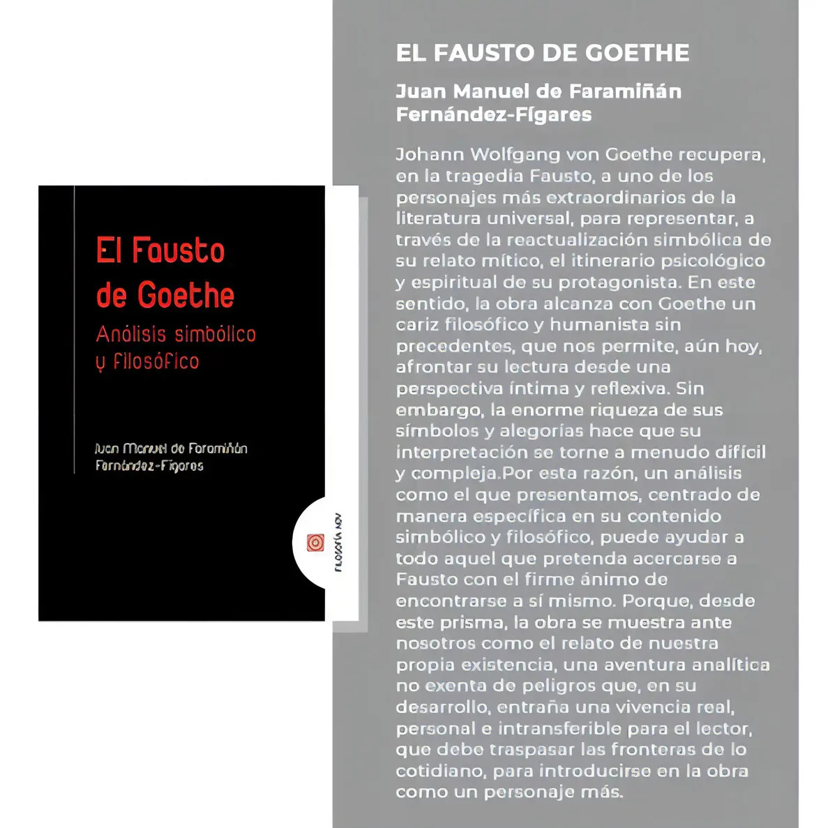 Libro El Fausto De Goethe, De Juan Manuel De Faramiñan Fernandez Figares. Editorial Comares, Tapa Blanda ( 2020) — imagen 4