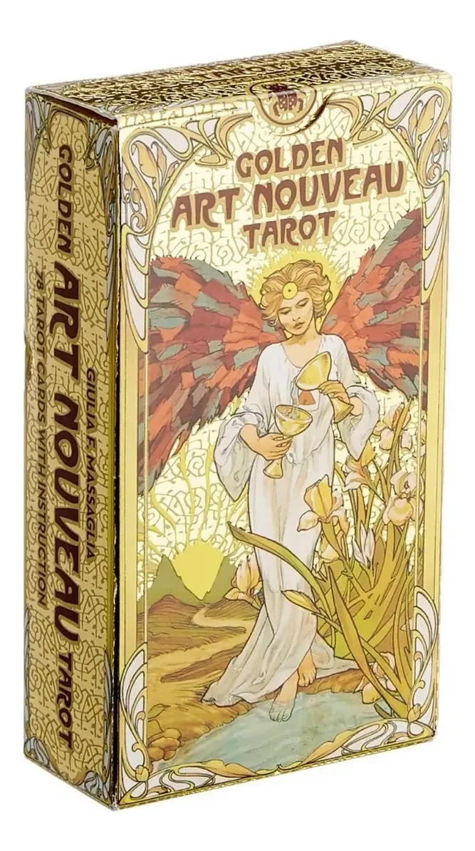 Golden Art Nouveau Tarot, De Dato De Portada. Editorial Lo Scarabeo En Español — imagen 3