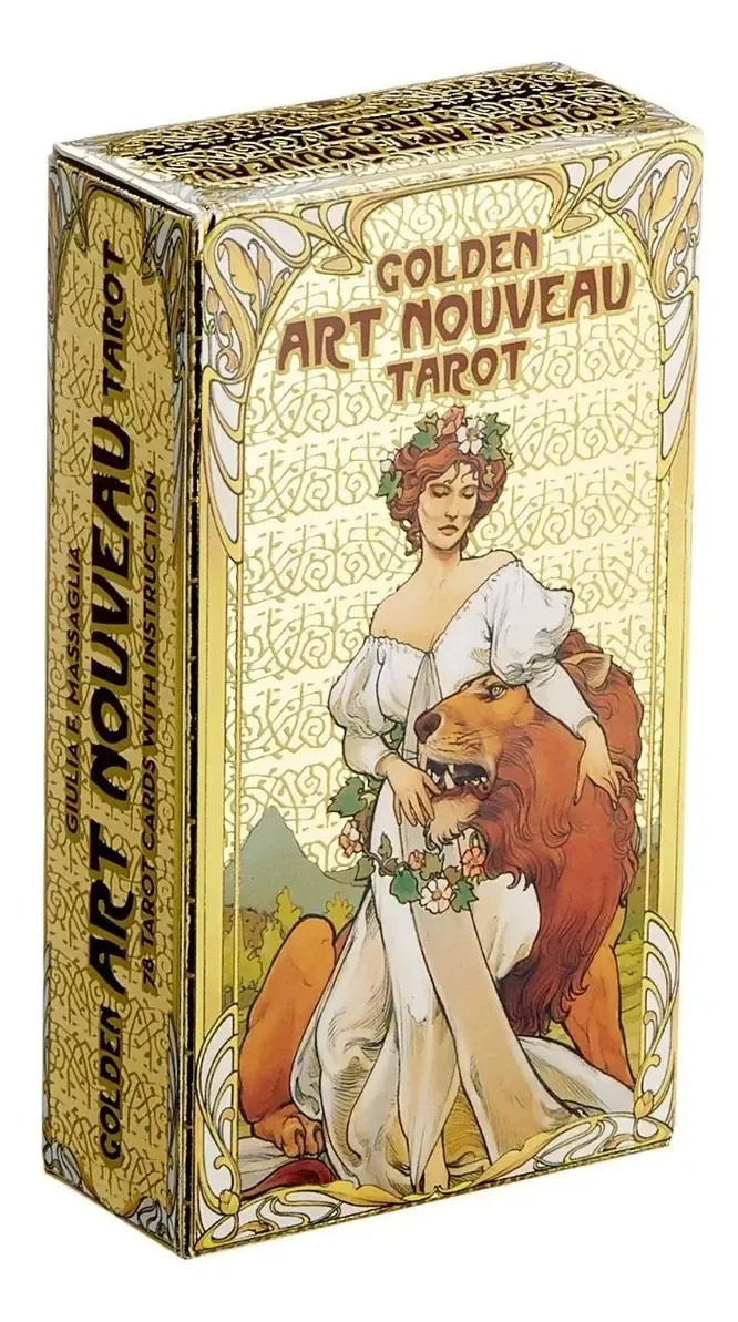 Golden Art Nouveau Tarot, De Dato De Portada. Editorial Lo Scarabeo En Español — imagen 5