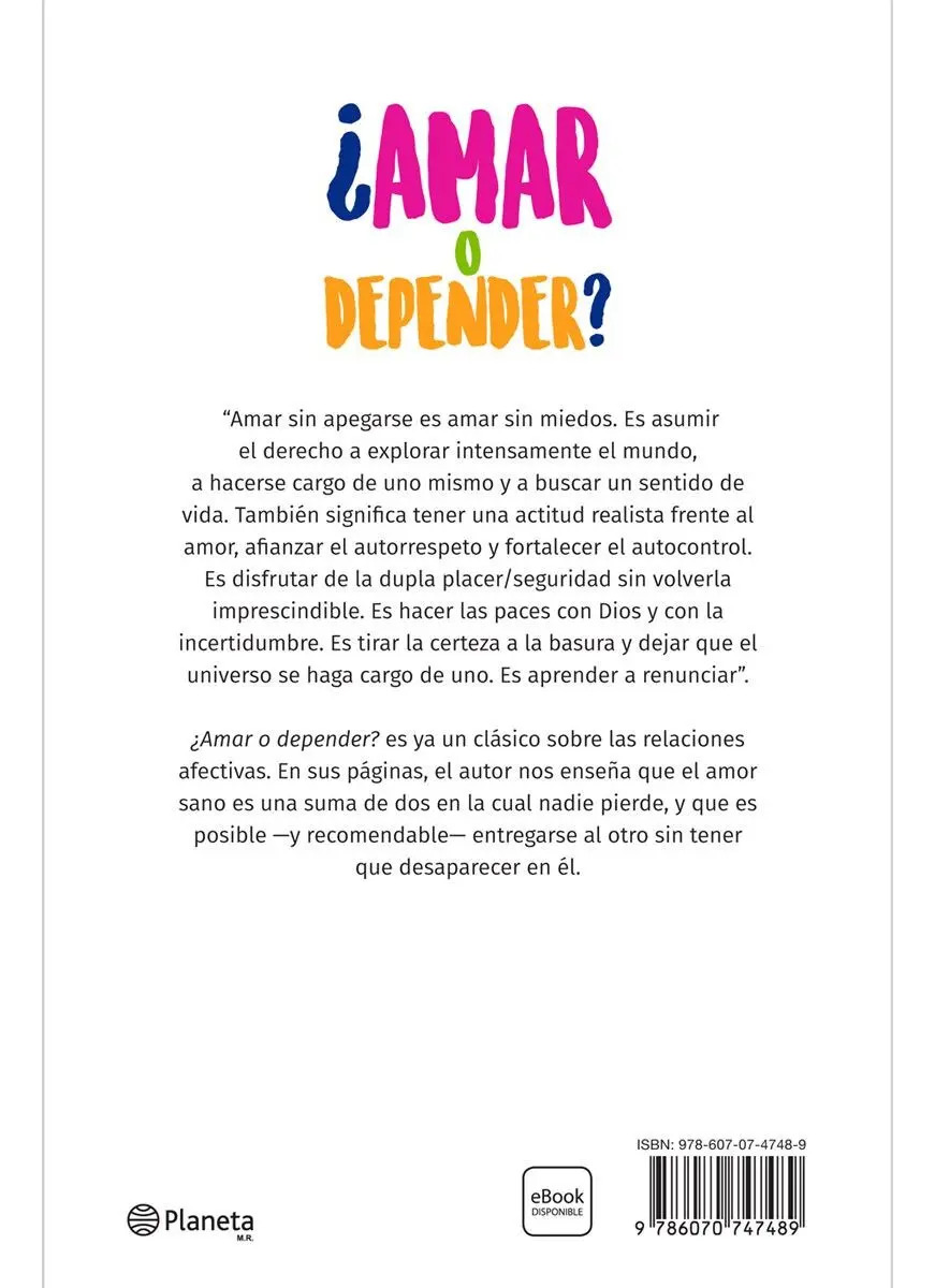 ¿amar O Depender?. Riso, Walter — imagen 2