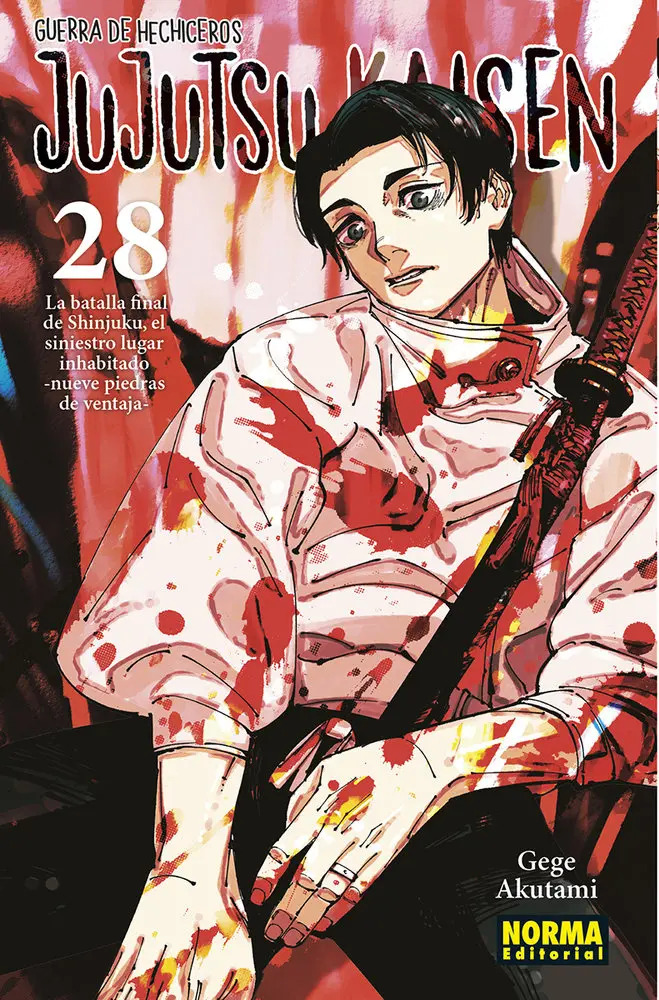 Jujutsu Kaisen 28: La Batalla Final De Shinjuku, El Siniestro Lugar Inhabitado - Nueve Piedras De Ventaja, De Akutami, Gege., Vol. 28. Editorial Norma Editorial, S.a. En Español, 2025 — imagen 1