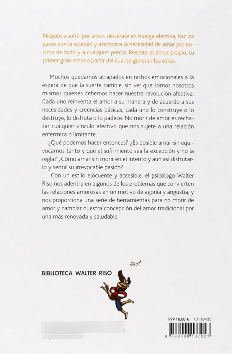 Walter Riso Manual Para No Morir De Amor Guia Psicologia — imagen 5