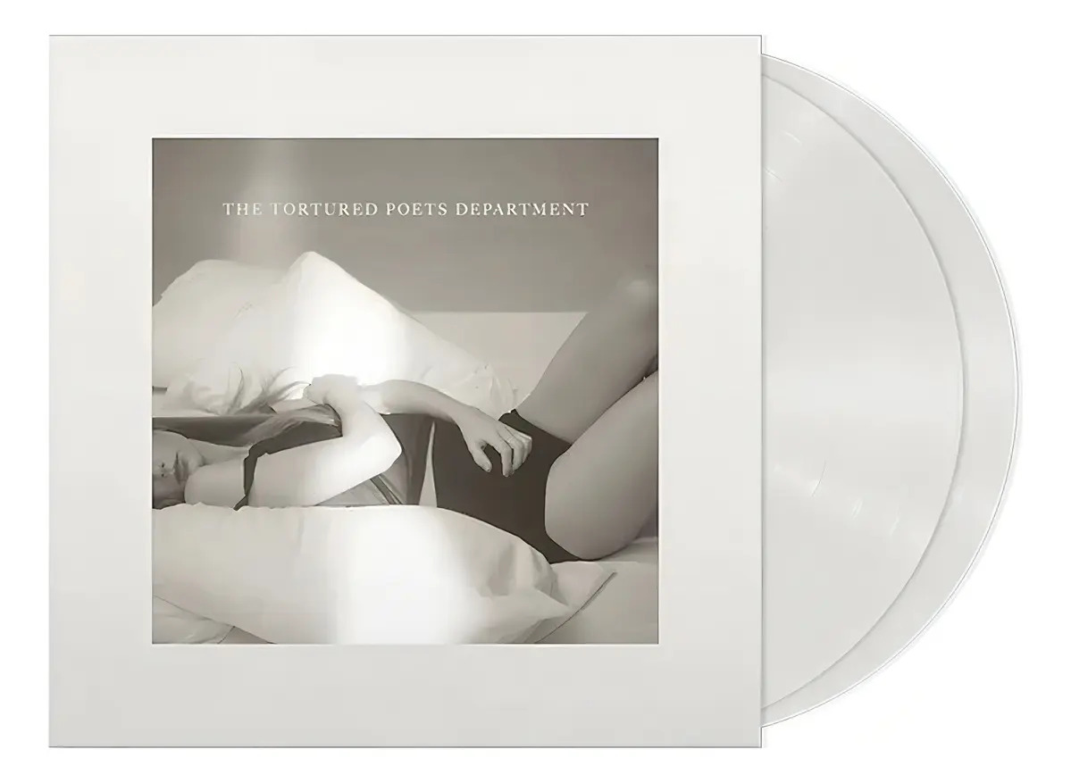 Taylor Swift The Tortured Poets Department Vinyl Lp [white] Estándar — imagen 2