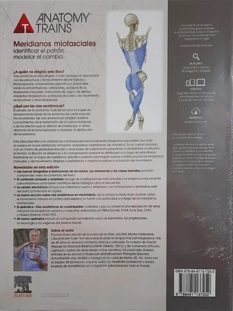 Vías Anatómicas. Meridianos Miofasciales Para Terapeutas — imagen 2