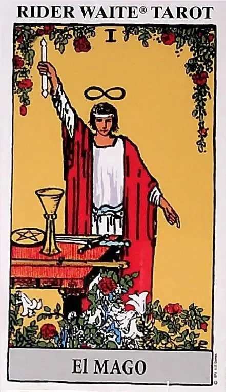 Rider Waite Tarot Amarillo El Mago 78 Cartas Arkano Books — imagen 2