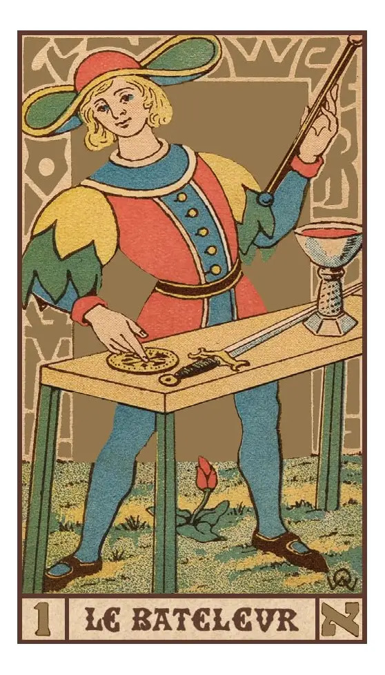 Tarot Mini Lo Scarabeo Wirth 78 Cartas Español Con Instructivo — imagen 2