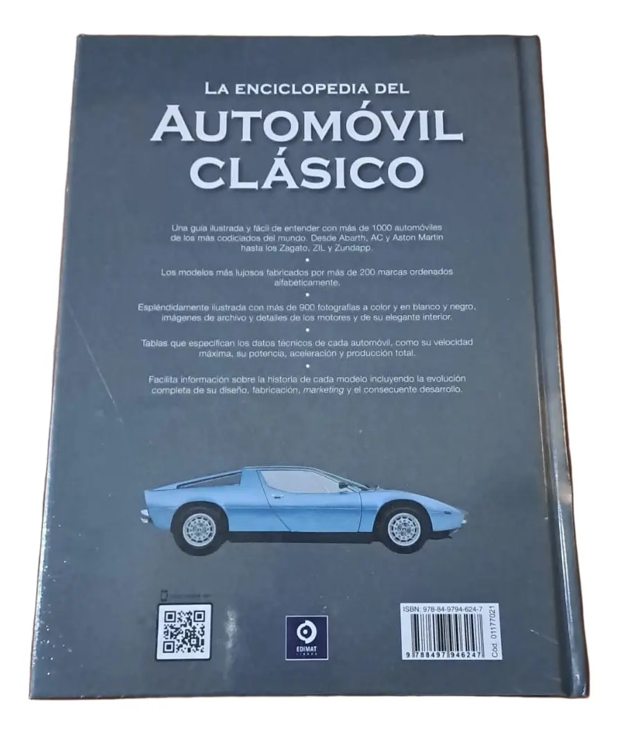 La Enciclopedia Del Automovil Clásico, De David Lillywhite. Editorial Edimat Libros, Tapa Dura En Español, 2024 — imagen 4