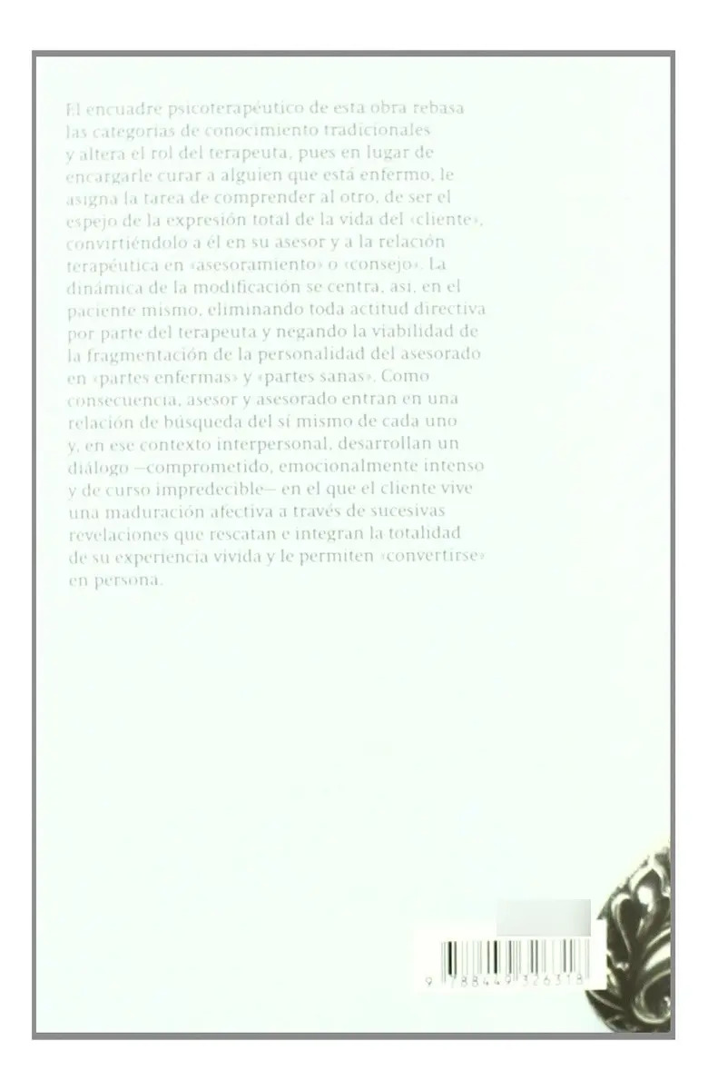 Libro El Proceso De Convertirse En Persona Carl Rogers — imagen 3