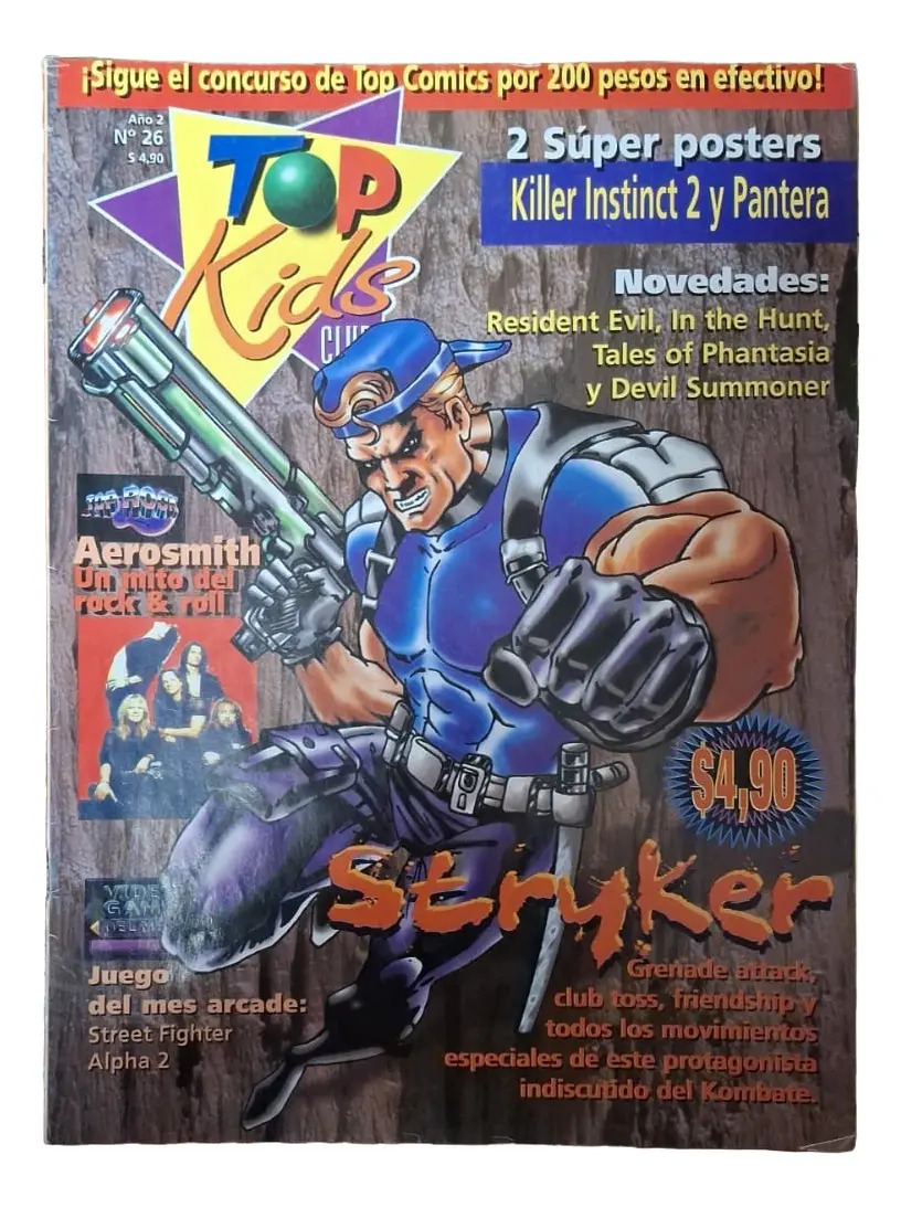 Pack 3 Revistas Top Kids Club Retro Mortal Kombat — imagen 3