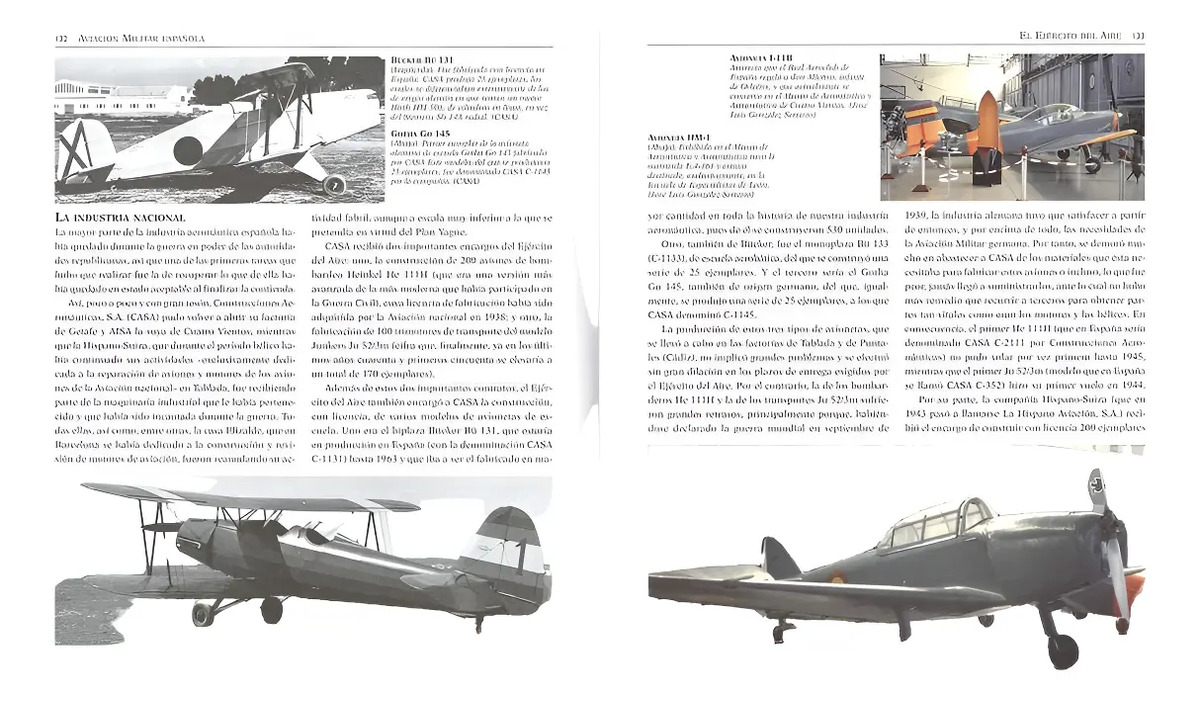 Libro Aviación Militar Española Aviones De Combate Historia — imagen 3