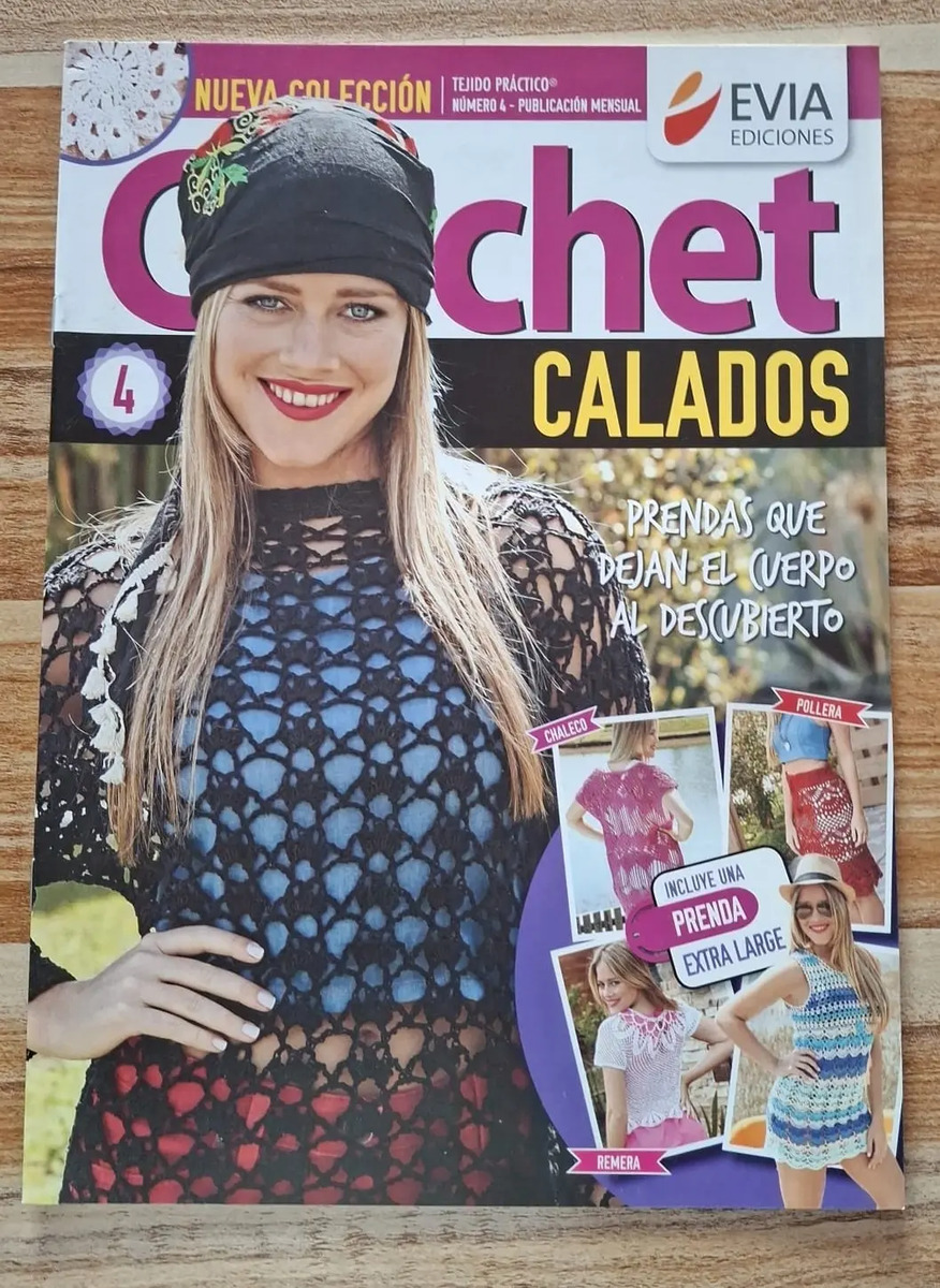 Pack 4 Revistas Crochet Calados, Zapatos, Accesorios, Bufand — imagen 4
