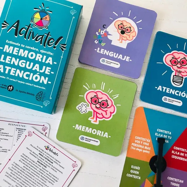 Juego Cartas Estimulación Cognitiva Memoria Lenguaje Adultos — imagen 2