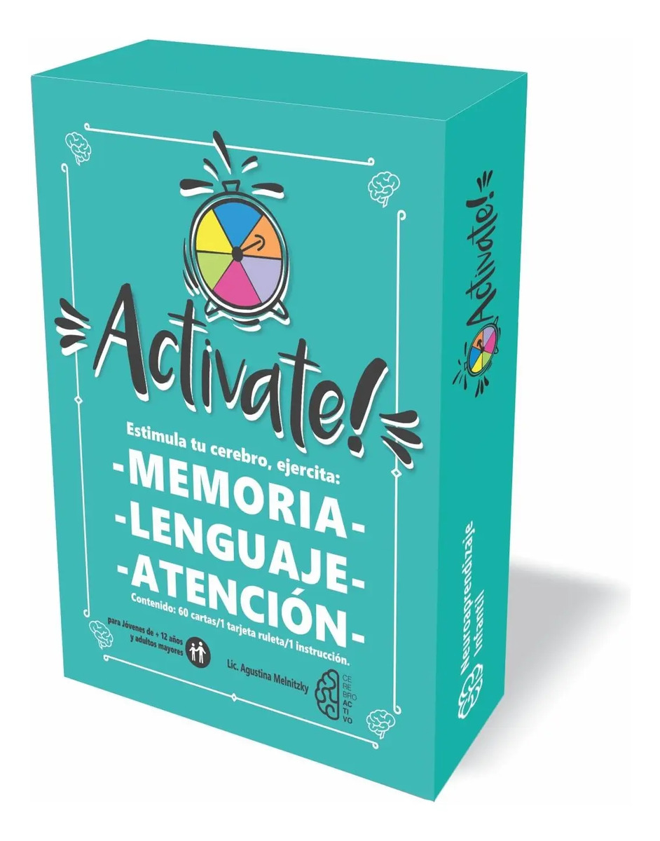 Juego Cartas Estimulación Cognitiva Memoria Lenguaje Adultos — imagen 3